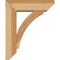 Ekena Millwork Thorton Slat Rough Sawn Bracket w/ Offset Brace, Western Red Cedar, 6"W x 18"D x 22"H BKT0604X18X22THR06RWR - alternate 2